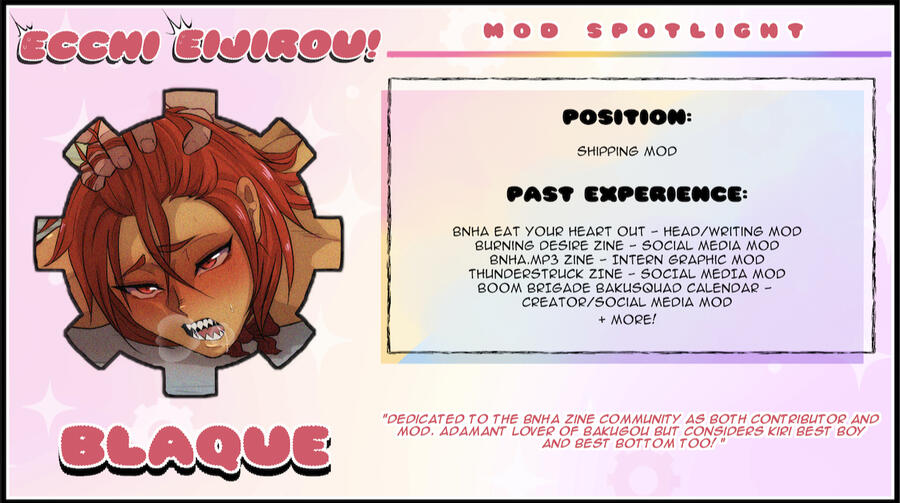 Mod Blaque Position: Shipping Mod